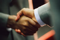 Businessmen shaking hands